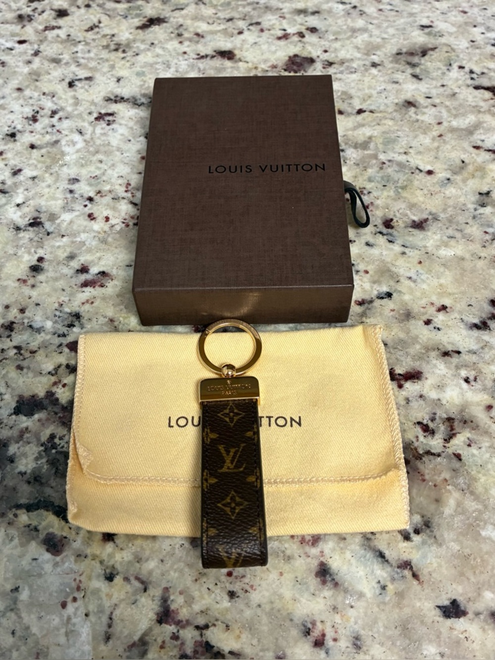 Louis Vuitton Monogram Dragonne Key Holder